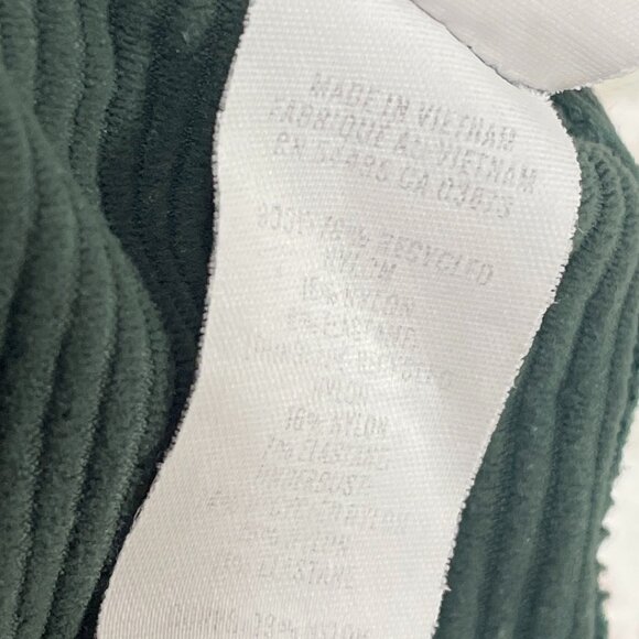 aerie SMALL Ribbed Sports Bra / Top - Dark Green - removable pads included - Picture 10 of 11